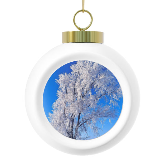 Snowy Tree December 2024 Christmas Ornament (SP Photography Collection)