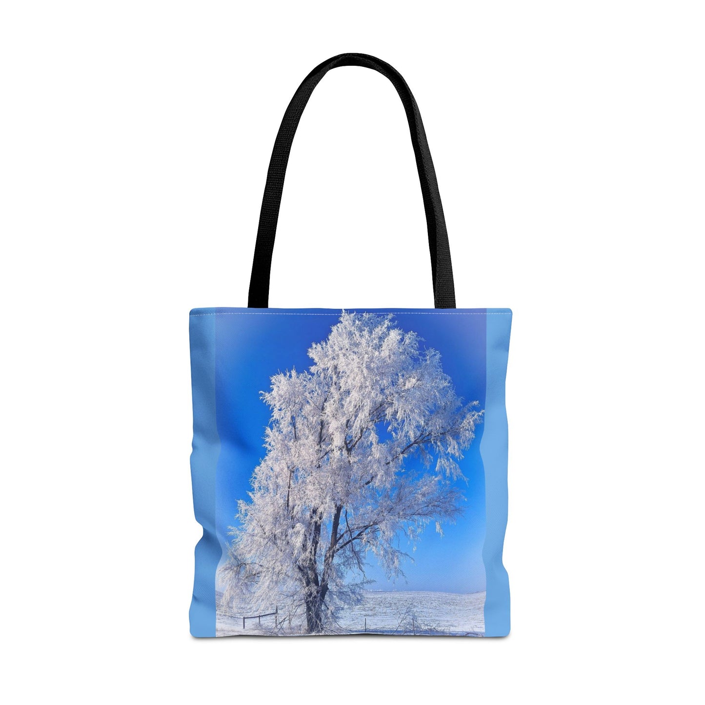 Snowy Tree Tote Bag (SP Photography Collection) BLUE