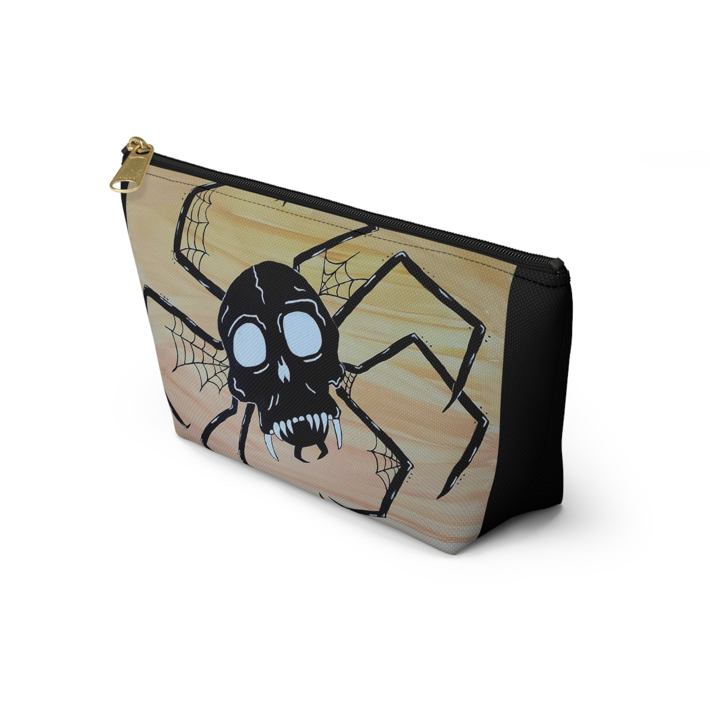 Spike Pouch w T-bottom (Peculiar Paintings Collection) BLACK