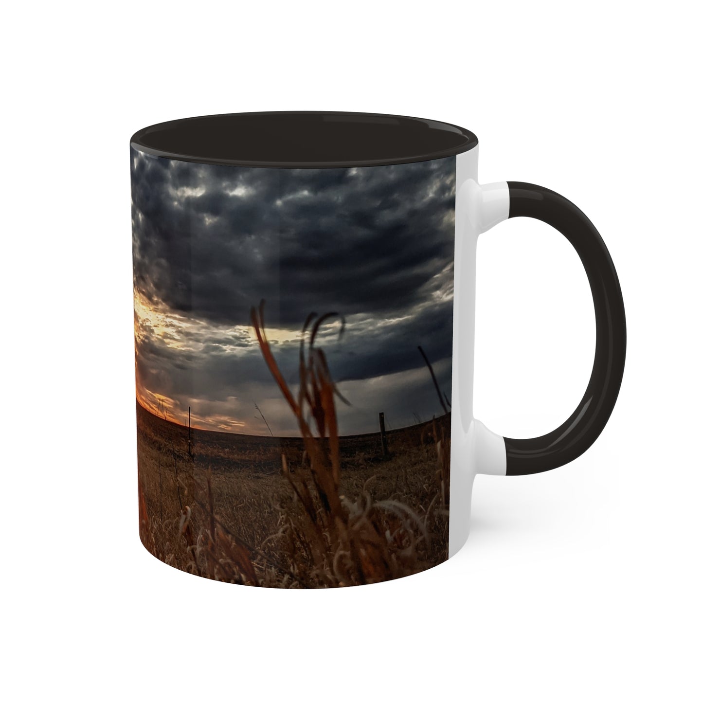 Cloudy Skies Mug, 11oz (SP Photography Collection) BLACK