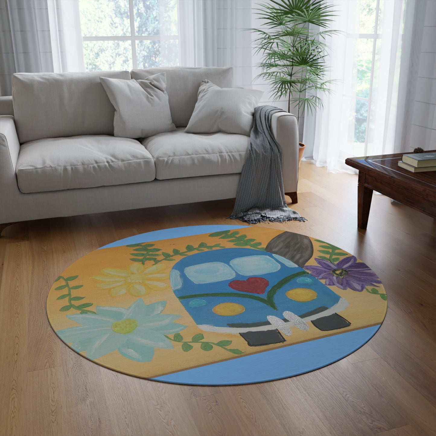 Beach Ride Round Rug (Brookson Collection)