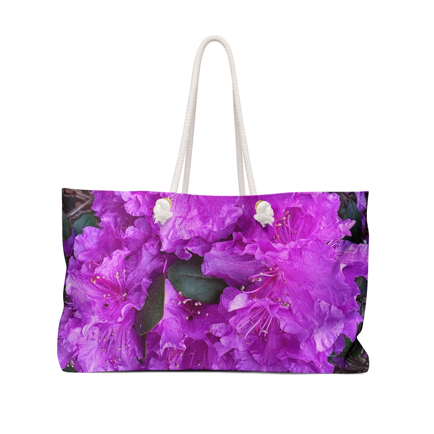 Pink Flower Weekender Bag (Custom Creations By Catelyn) PINK