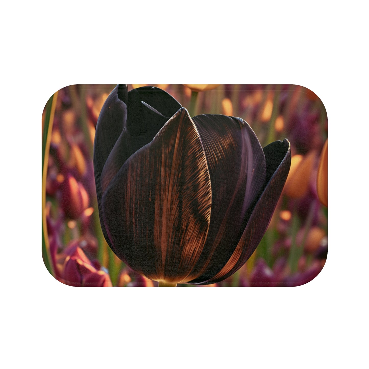 Purple Tulips Bath Mat (SP Photography Collection)