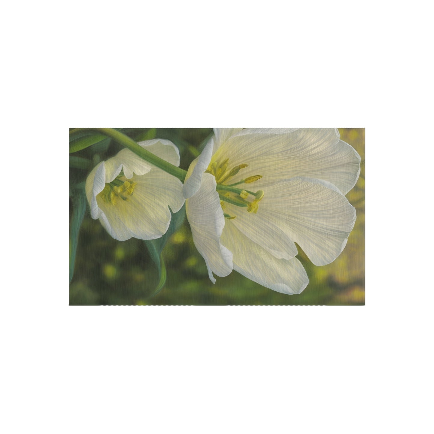 White Tulip Outdoor Rug (SP Photography Collection)