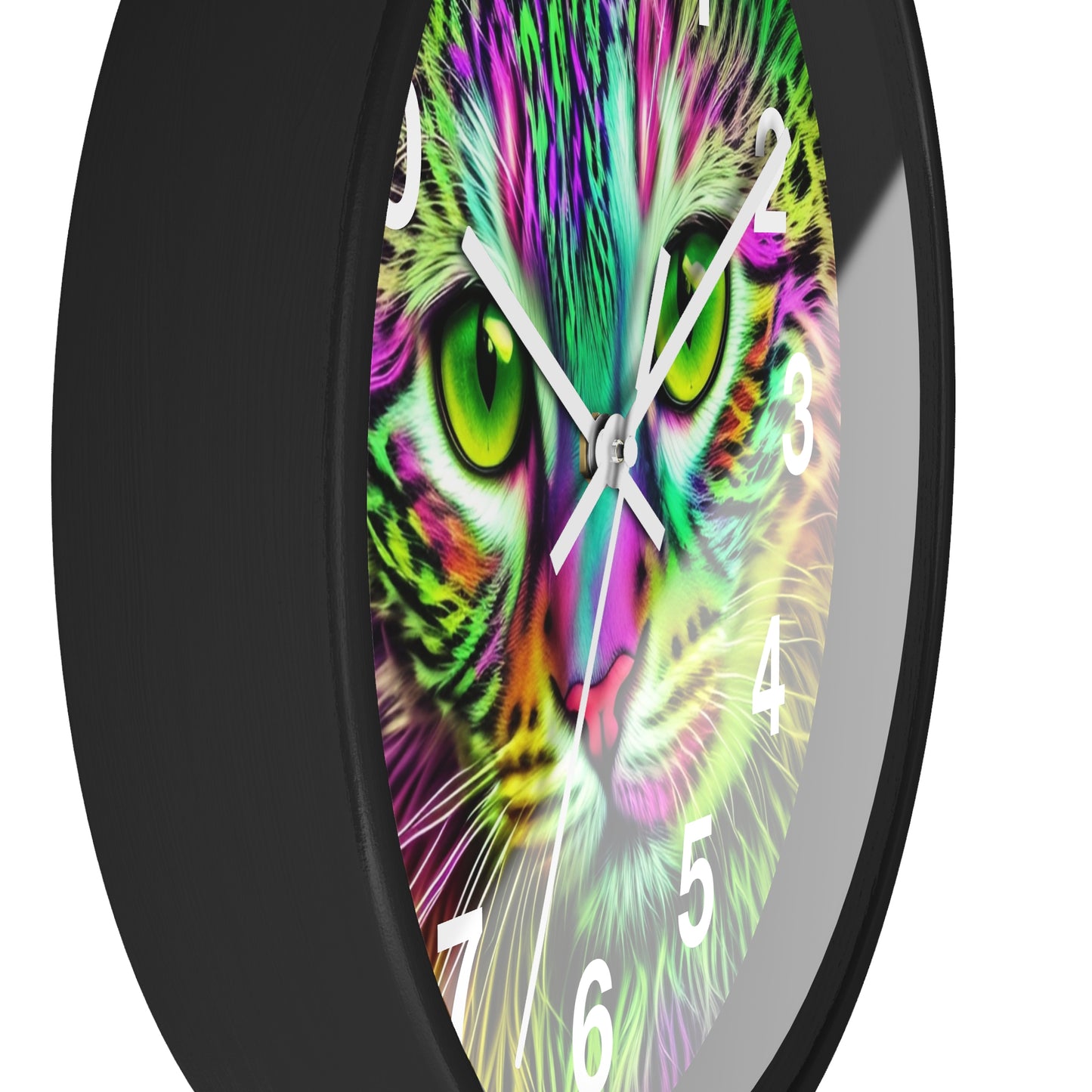 Colorful Kitty Clock (SP Photography Collection)