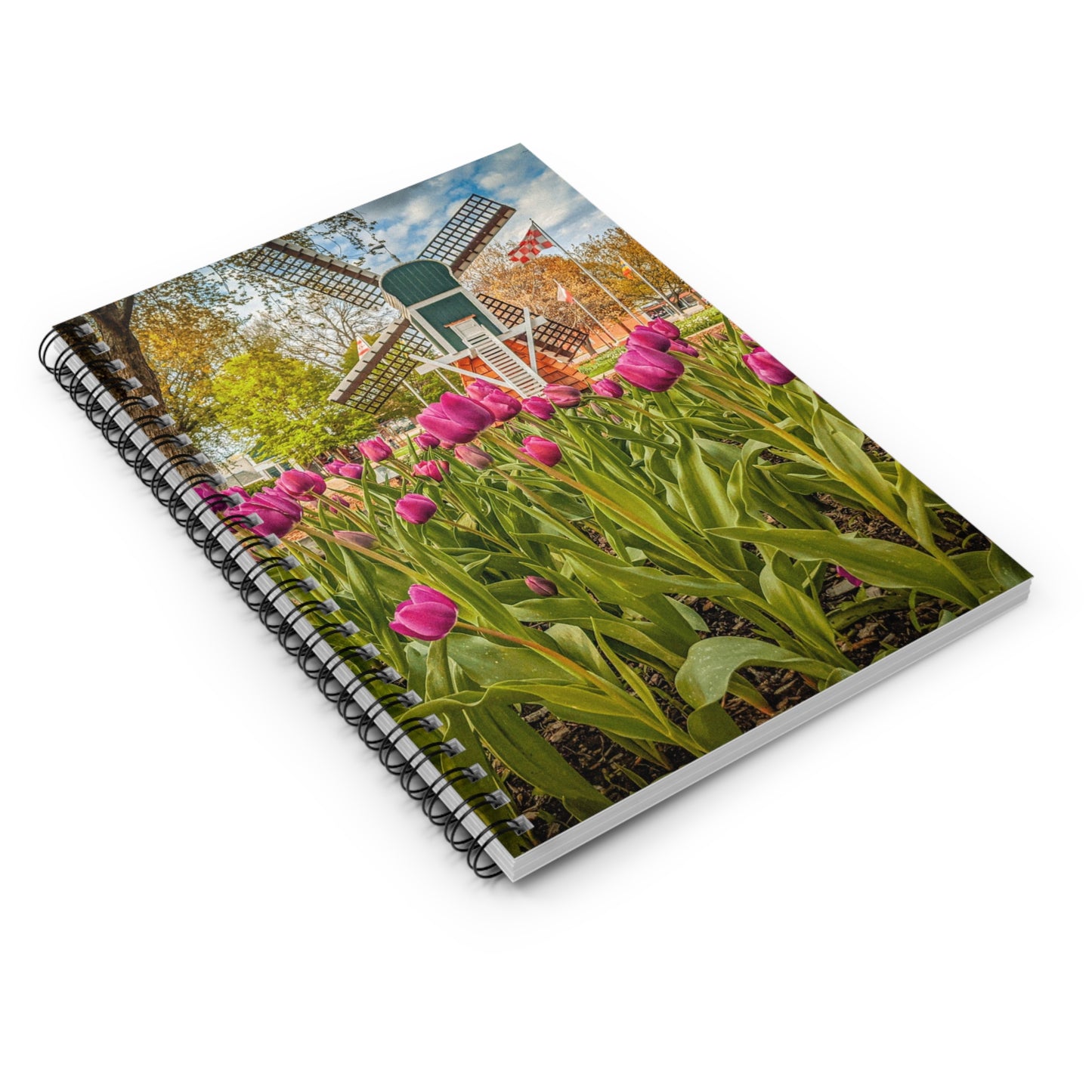 Windmill Tulip Spiral Notebook( SP Photography)