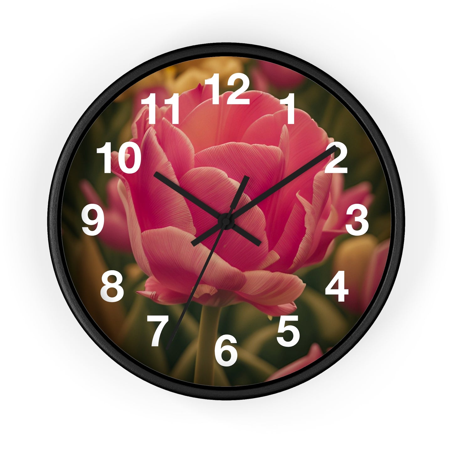 Pink Buttercup Clock (SP Photography Collection)