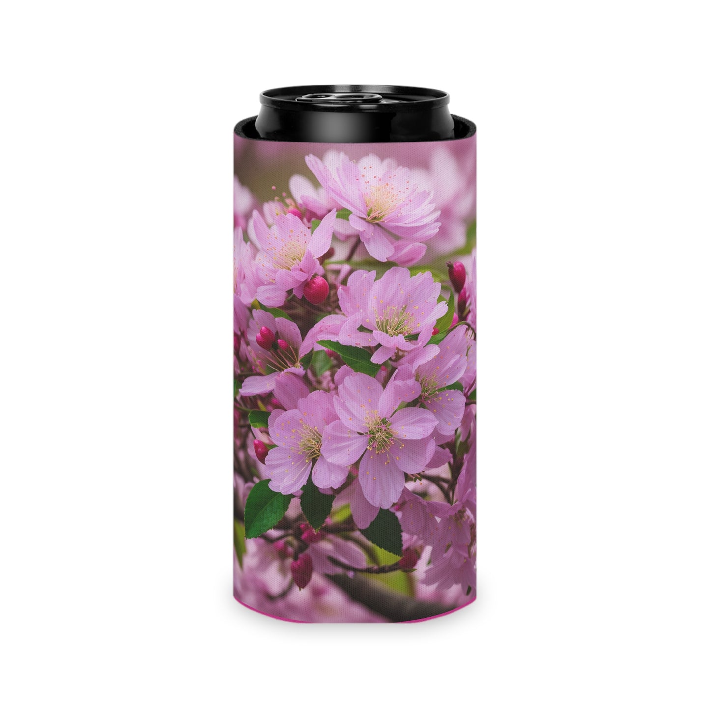 Cherry Blossom Slim Can Cooler Sleeve (SP Photography Collection) PINK