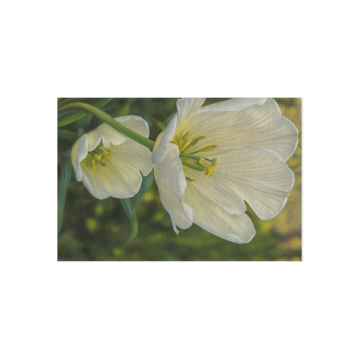 White Tulip Outdoor Rug (SP Photography Collection)