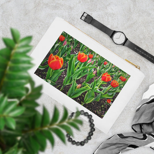 Red Tulips Cosmetic Bag (SP Photography Collection)