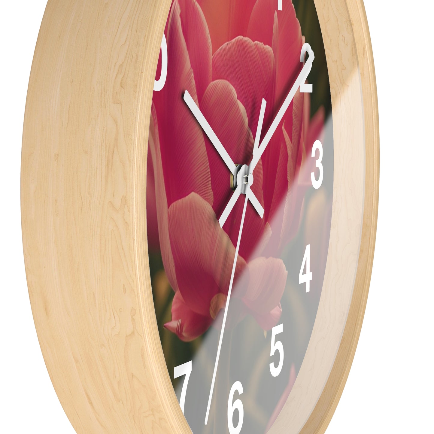 Pink Buttercup Clock (SP Photography Collection)