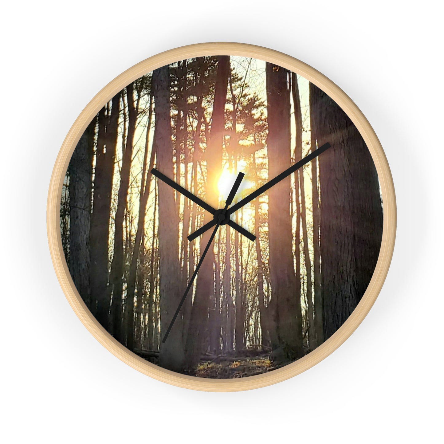 Into the woods Wall Clock (Enchanted Exposures By Tammy Lyne)