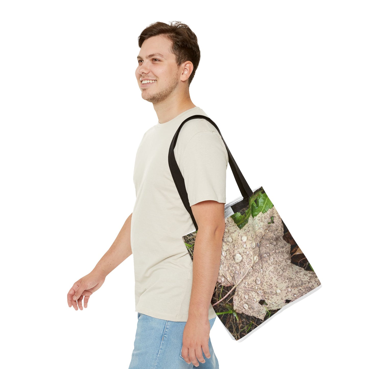 Leaf Tote Bag (Savor The Moment Collection) WHITE