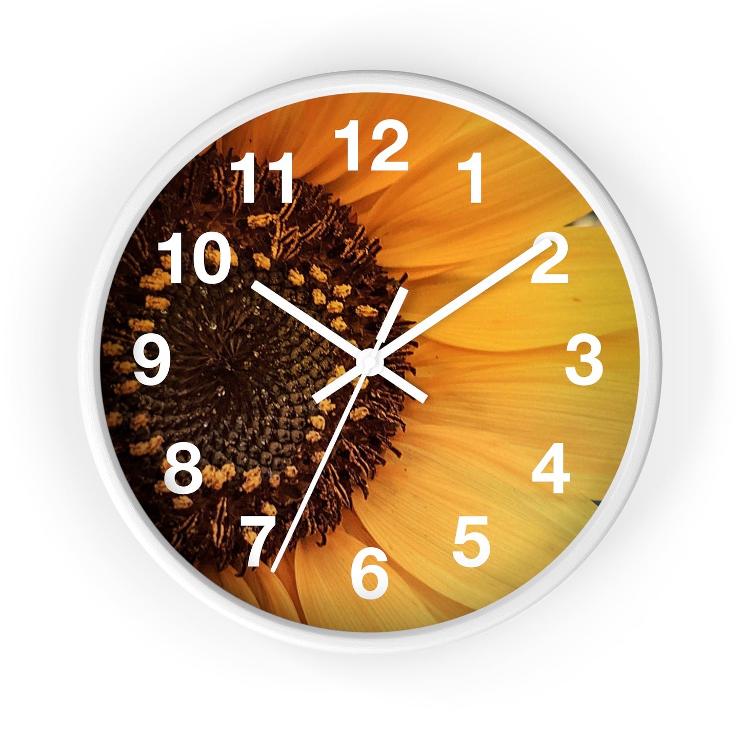 Sun Ray Sunflower Wall Clock (SP Photography Collection)