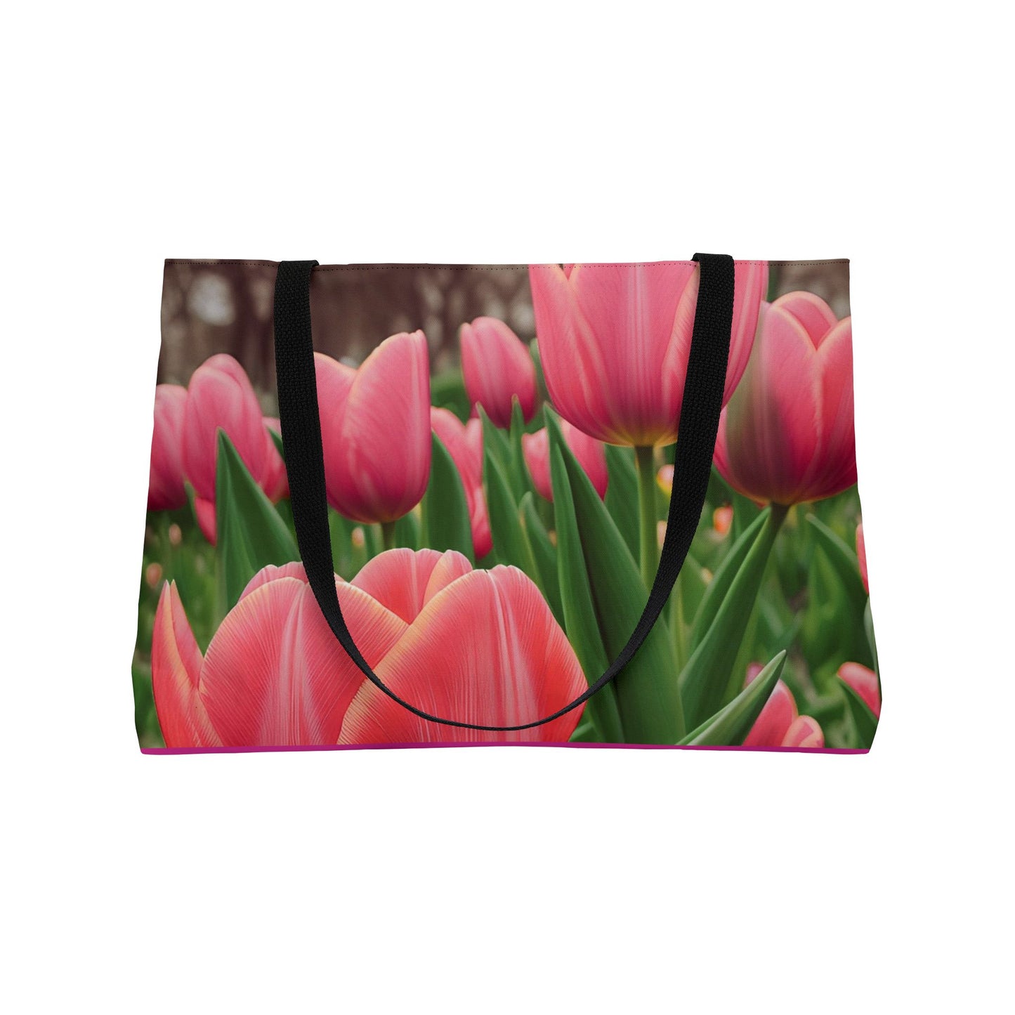 Tulips Weekender Tote Bag (SP Photography Collection) PINK