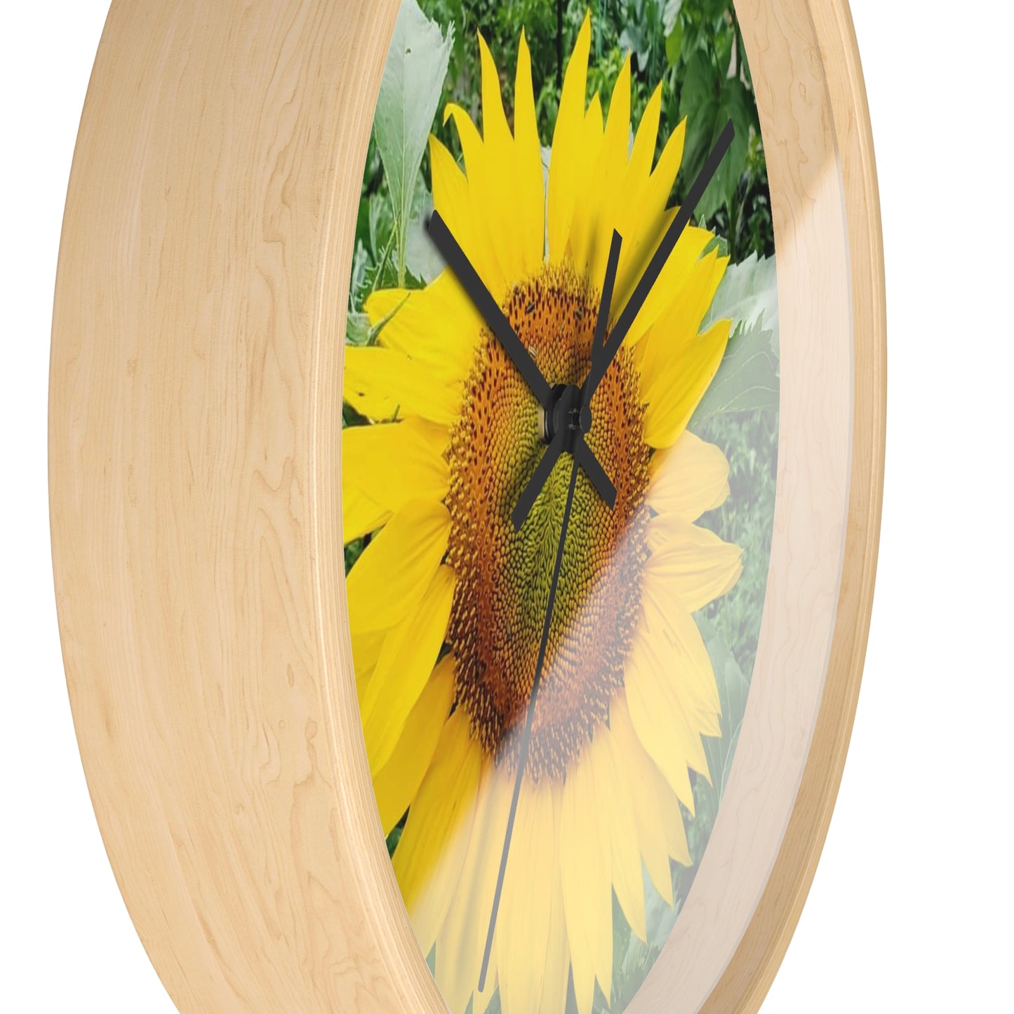 Yellow Sunflower Wall Clock (Enchanted Exposures By Tammy Lyne)