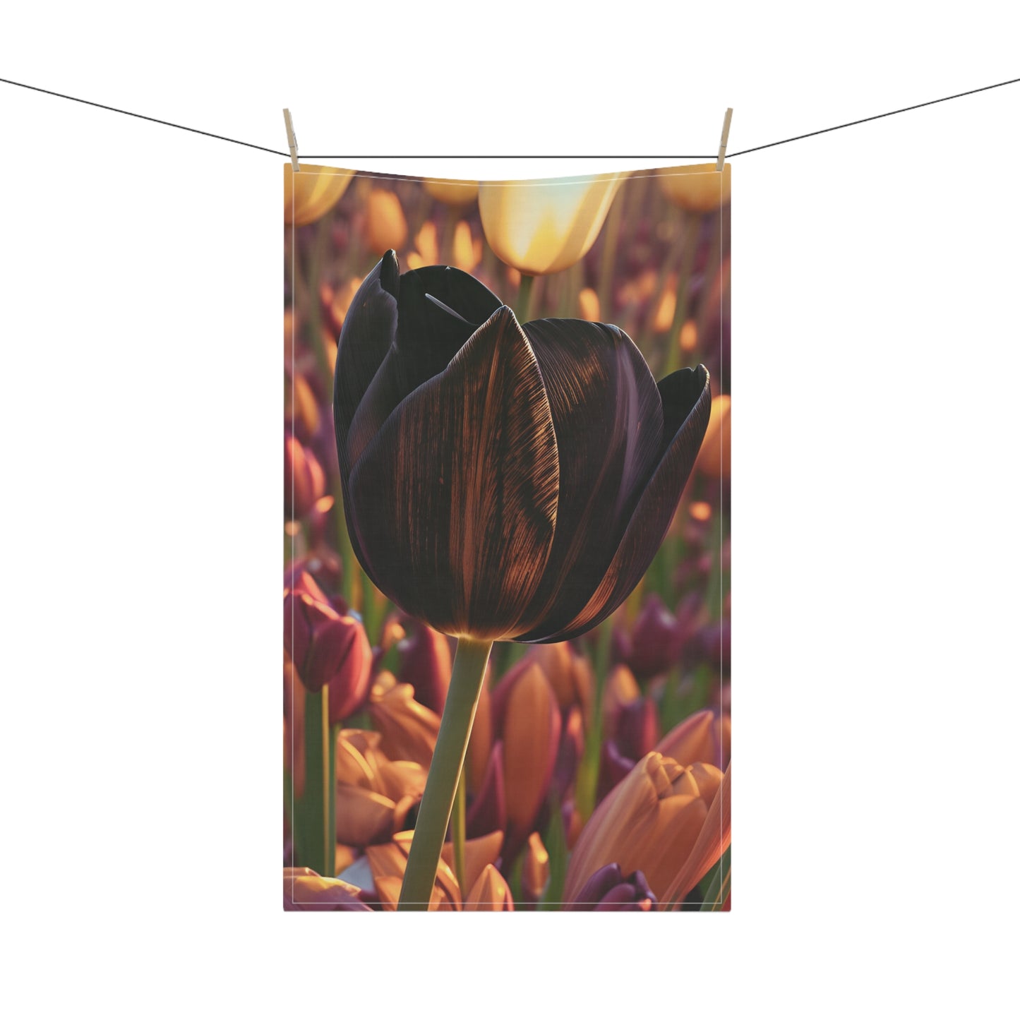 Purple Tulip Kitchen Towel (SP Photography Collection)