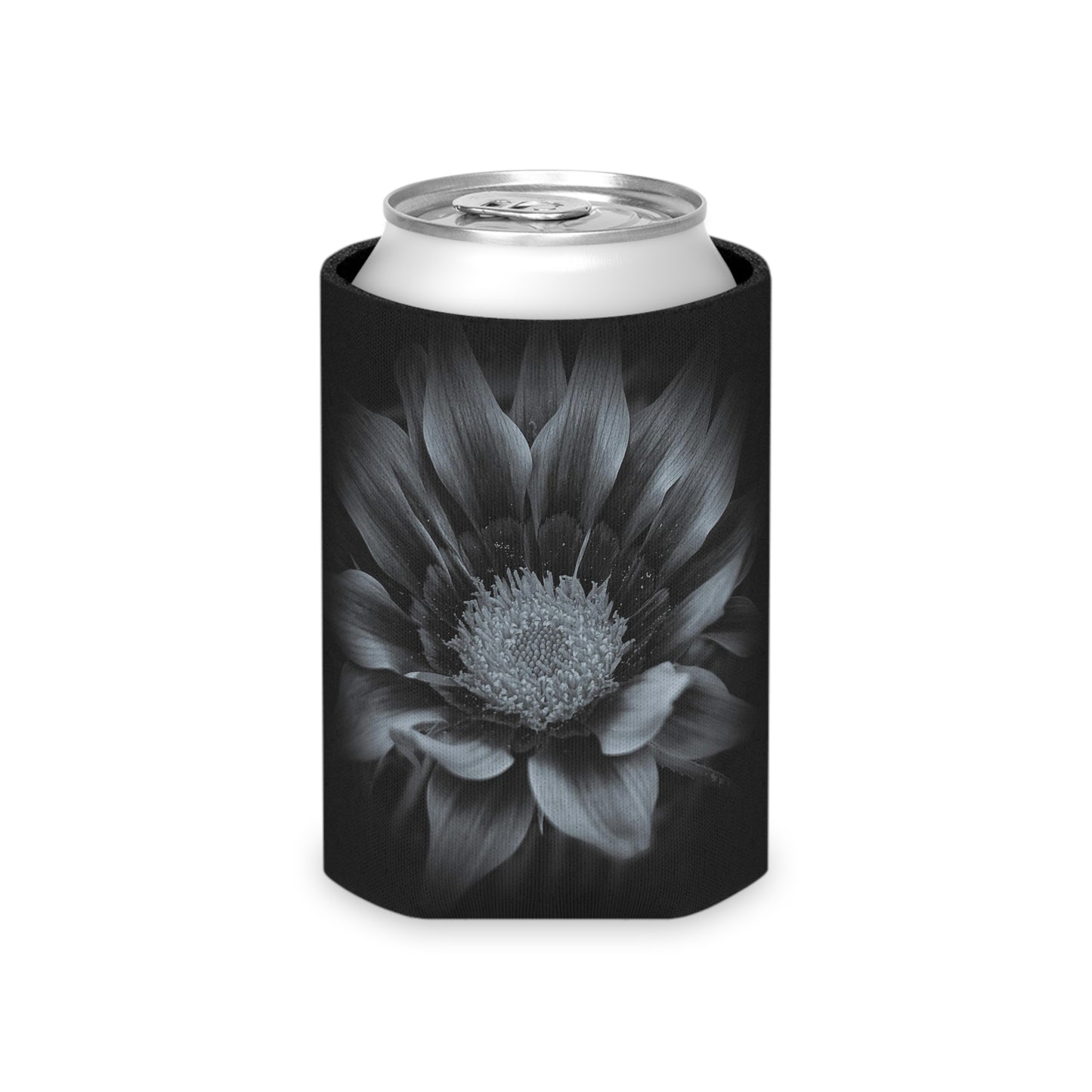 Midnight Bloom Can Regular Cooler Sleeve (SP Photography Collection) BLACK