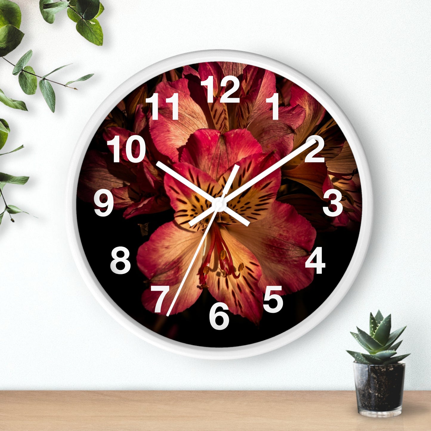 Pink Lily Clock (SP Photography Collection)