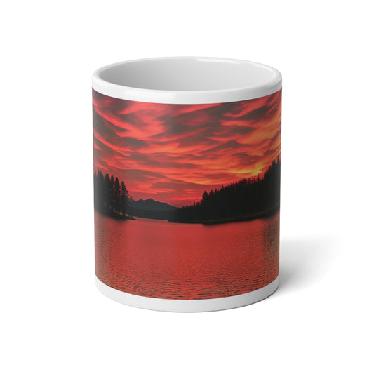 Red Sky Jumbo Mug, 20oz (SP Photography Collection)