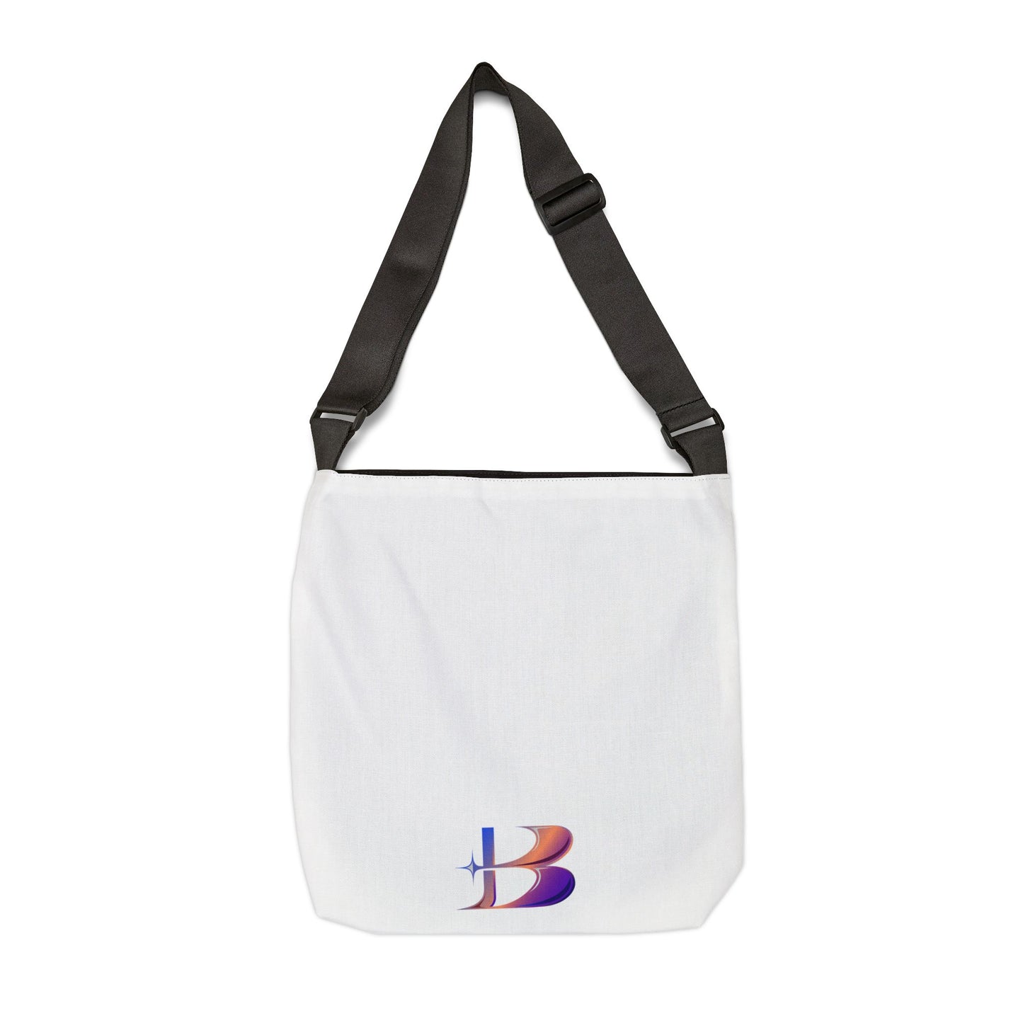 Smell The Flowers Adjustable Tote Bag (aiB & J Collections) PURPLE
