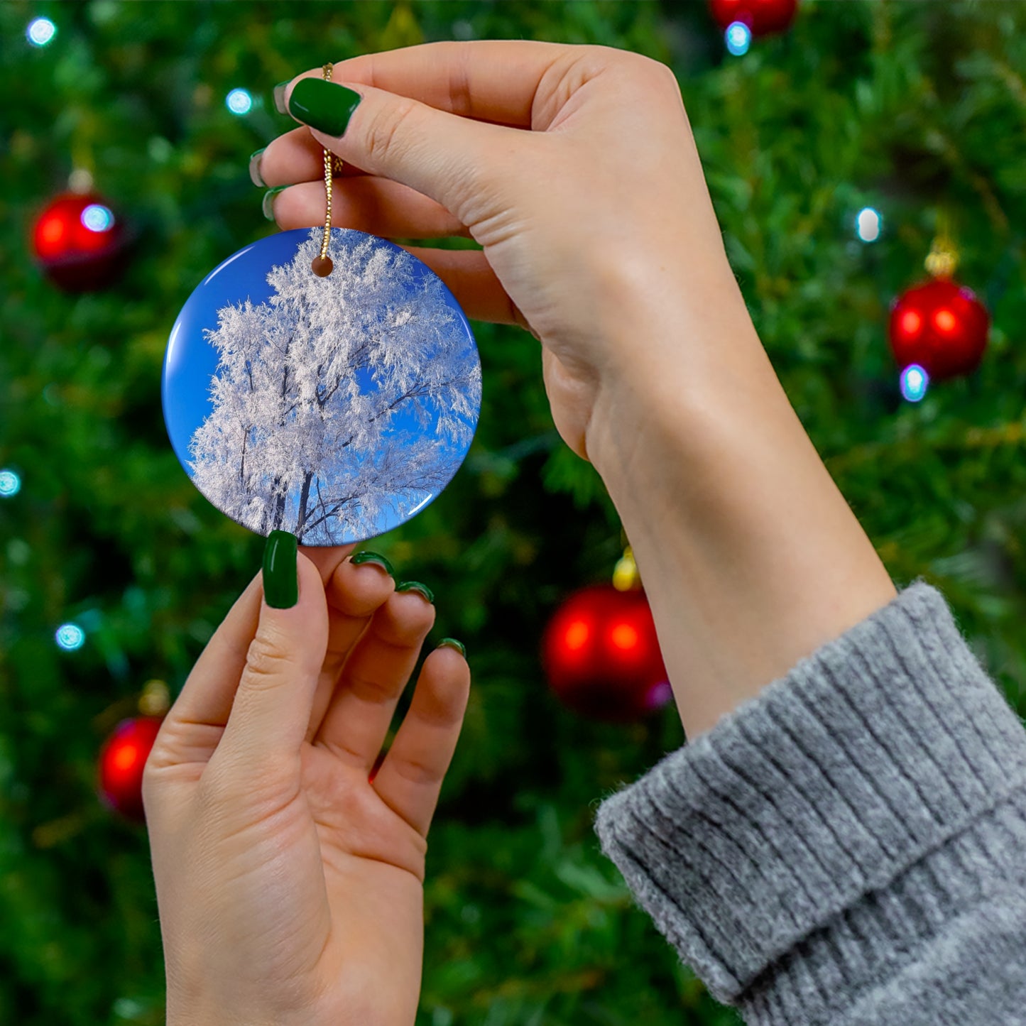 Snowy Tree Ornament (SP Photography Collection)