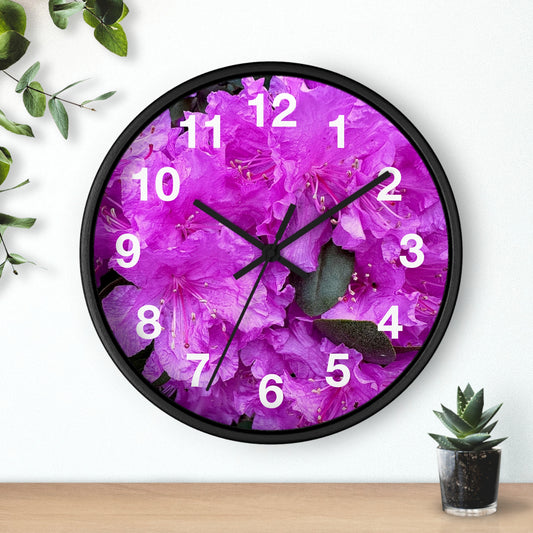 Pink Flower Wall Clock (Custom Creations By Catelyn)