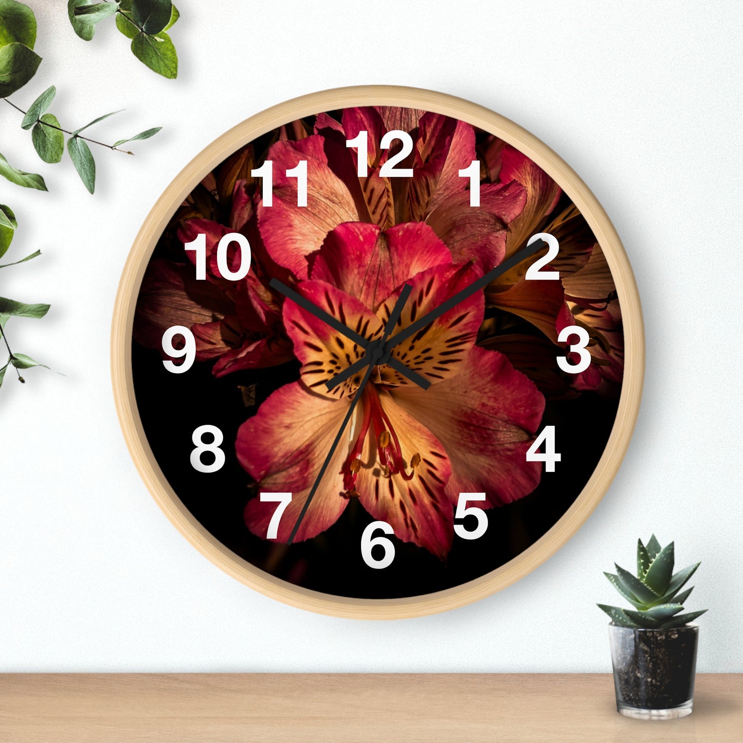 Pink Lily Clock (SP Photography Collection)