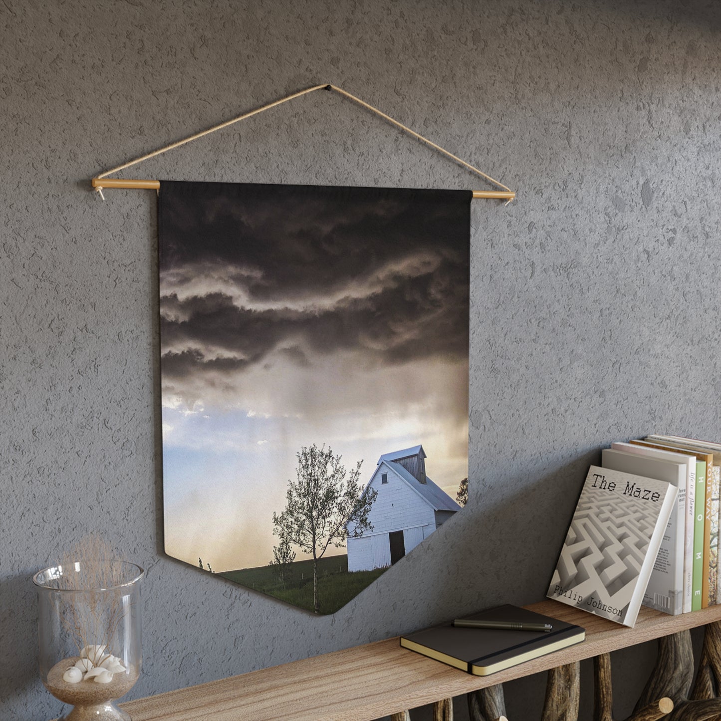 Cloudy Barn Pennant (SP Photography Collection)