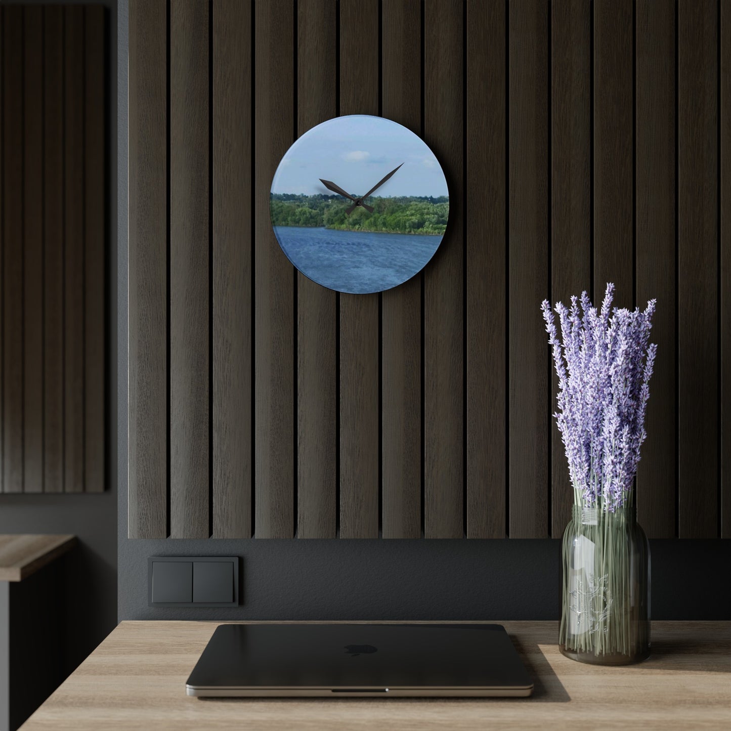 Acrylic Wall Clock (B & J Collections)