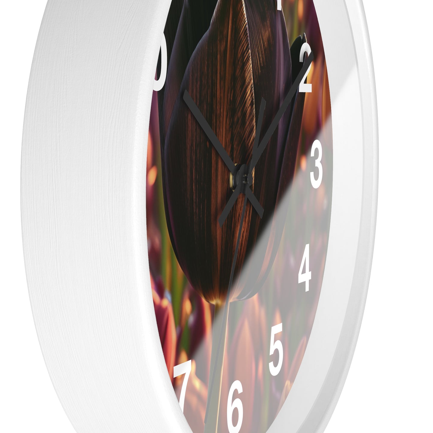 Purple Tulip Clock (SP Photography Collection)