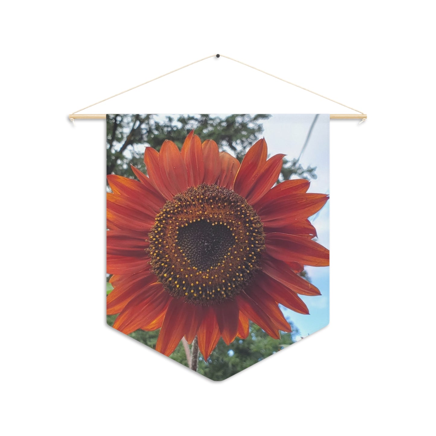 Heart Sunflower Flag Pennant (Enchanted Exposures by Tammy Lyne)