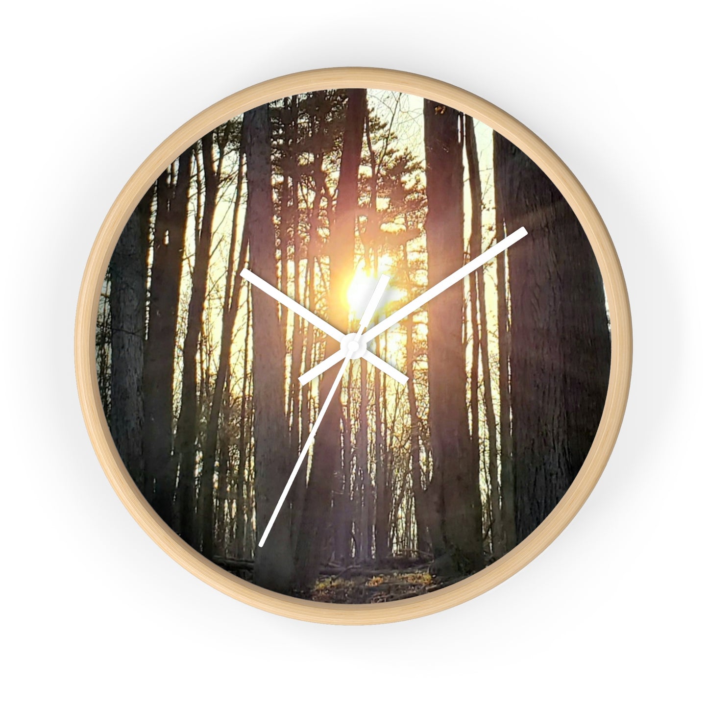 Into the woods Wall Clock (Enchanted Exposures By Tammy Lyne)