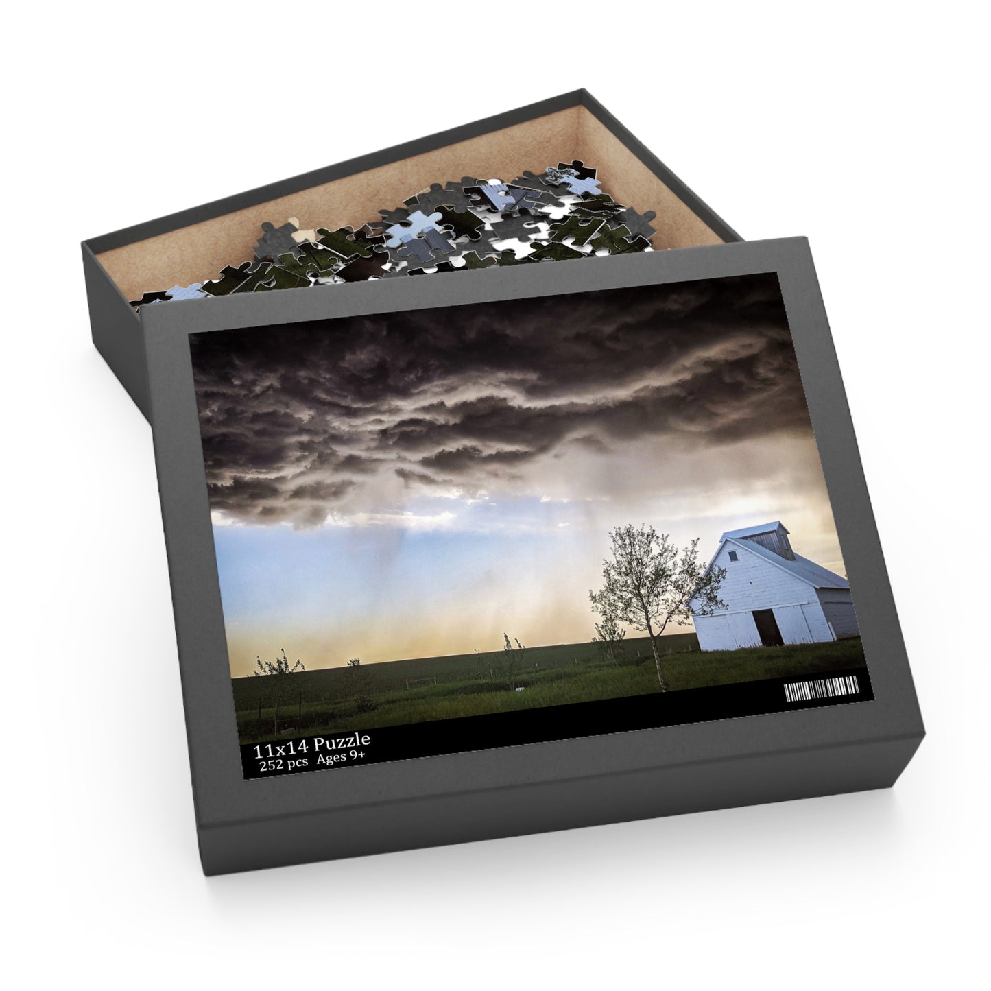 Cloudy Barn Puzzle (SP Photography Collection) (120, 252, 500-Piece)