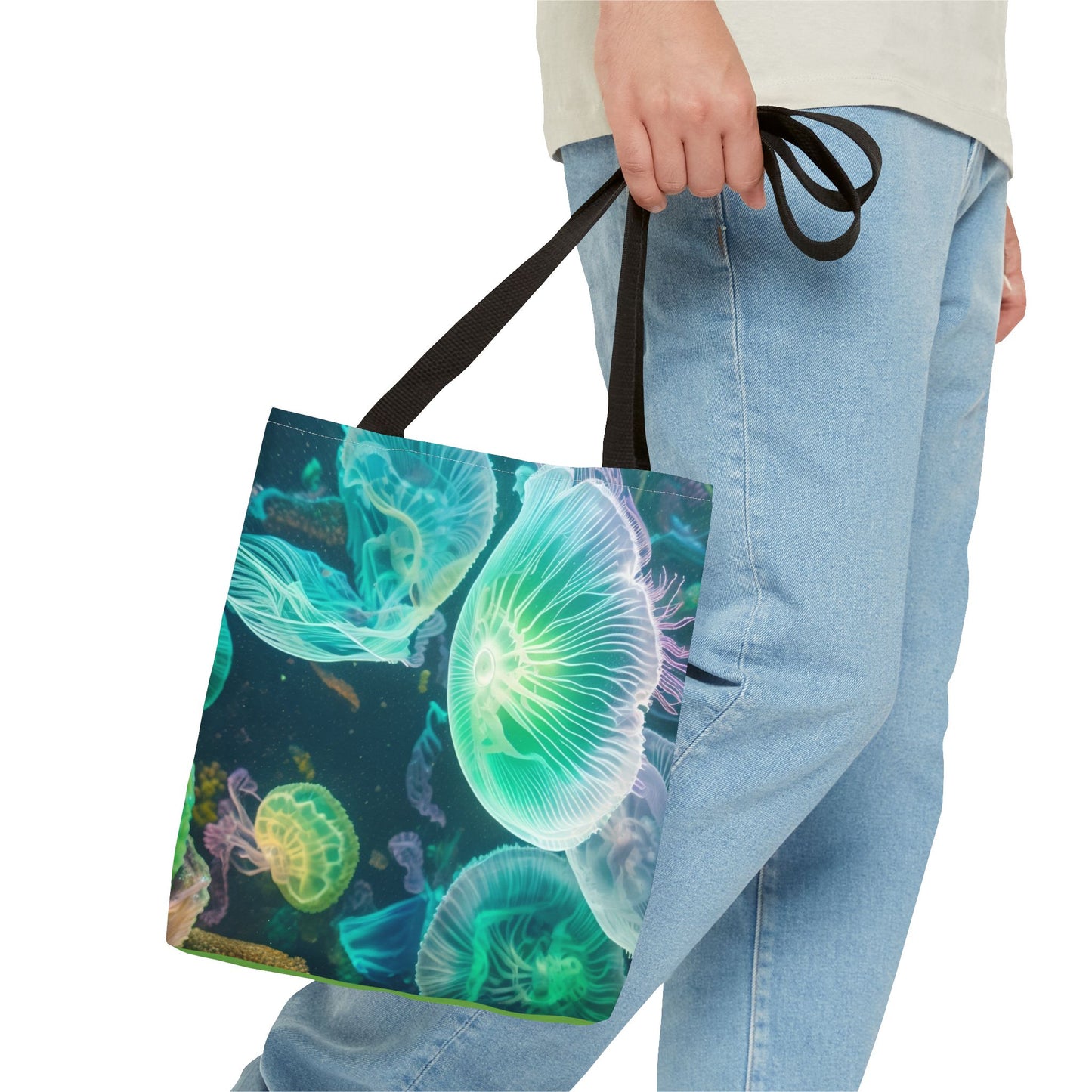 Jellyfish Tote Bag (SP Photography Collection) LIGHT GREEN