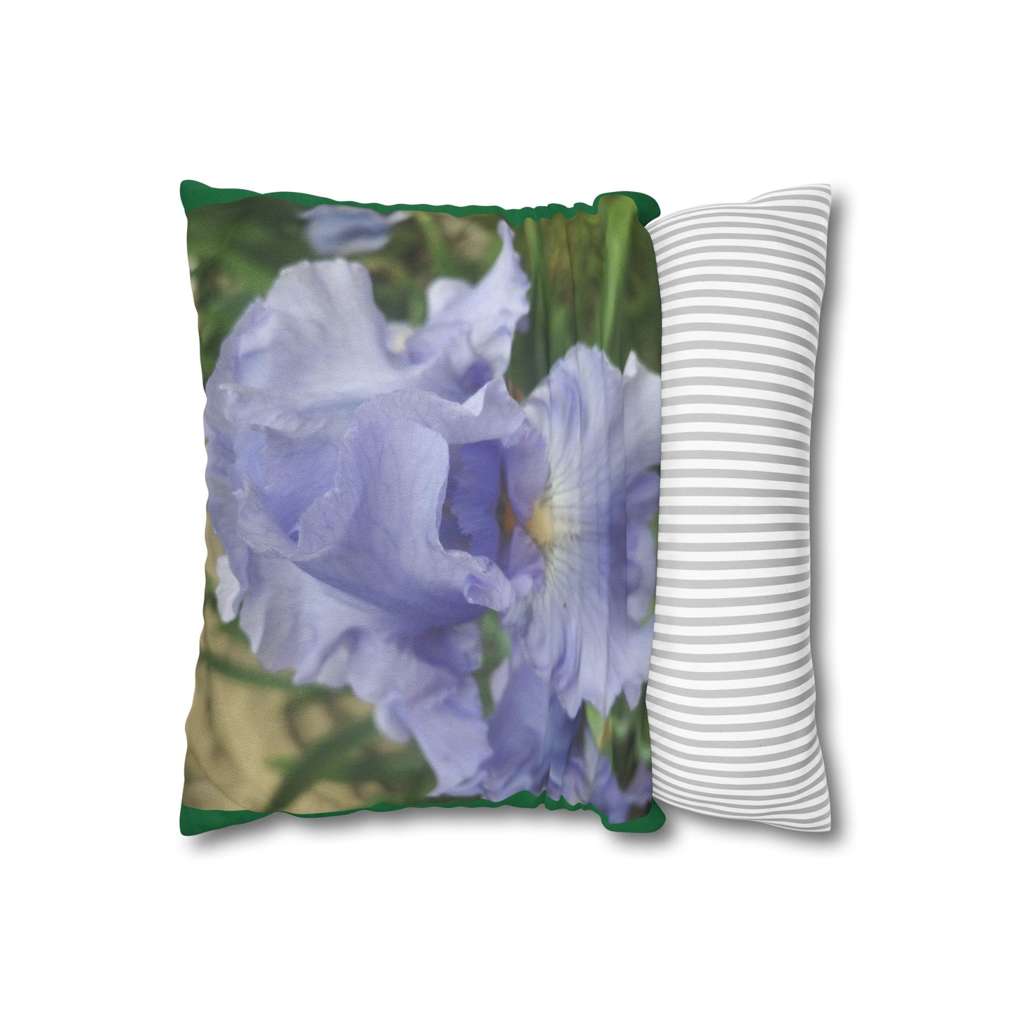 Spring Iris Pillow Case (B & J Collections) GREEN