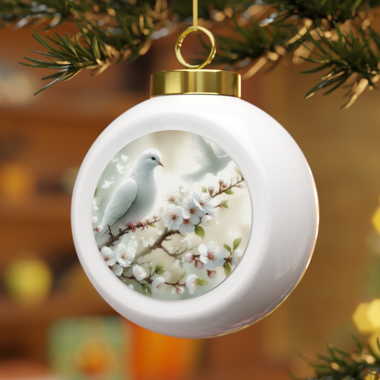 Dove Christmas Ornament (ai B & J Collections)