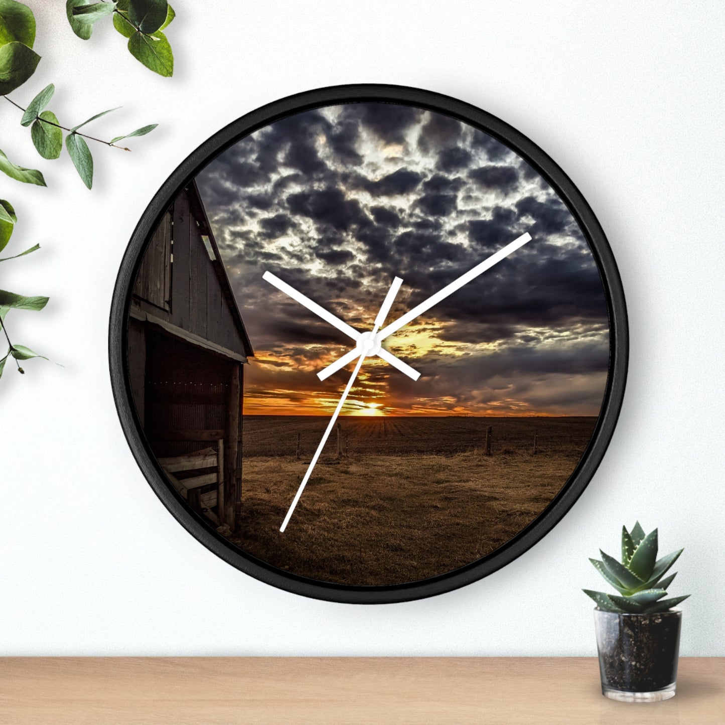 Gray Skies Clock (SP Photography Collection)