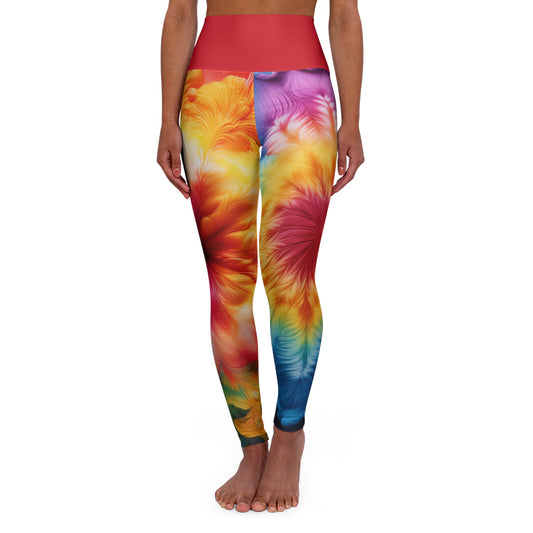 Tye Dye High Waisted Yoga Leggings (aiB & J Collections)