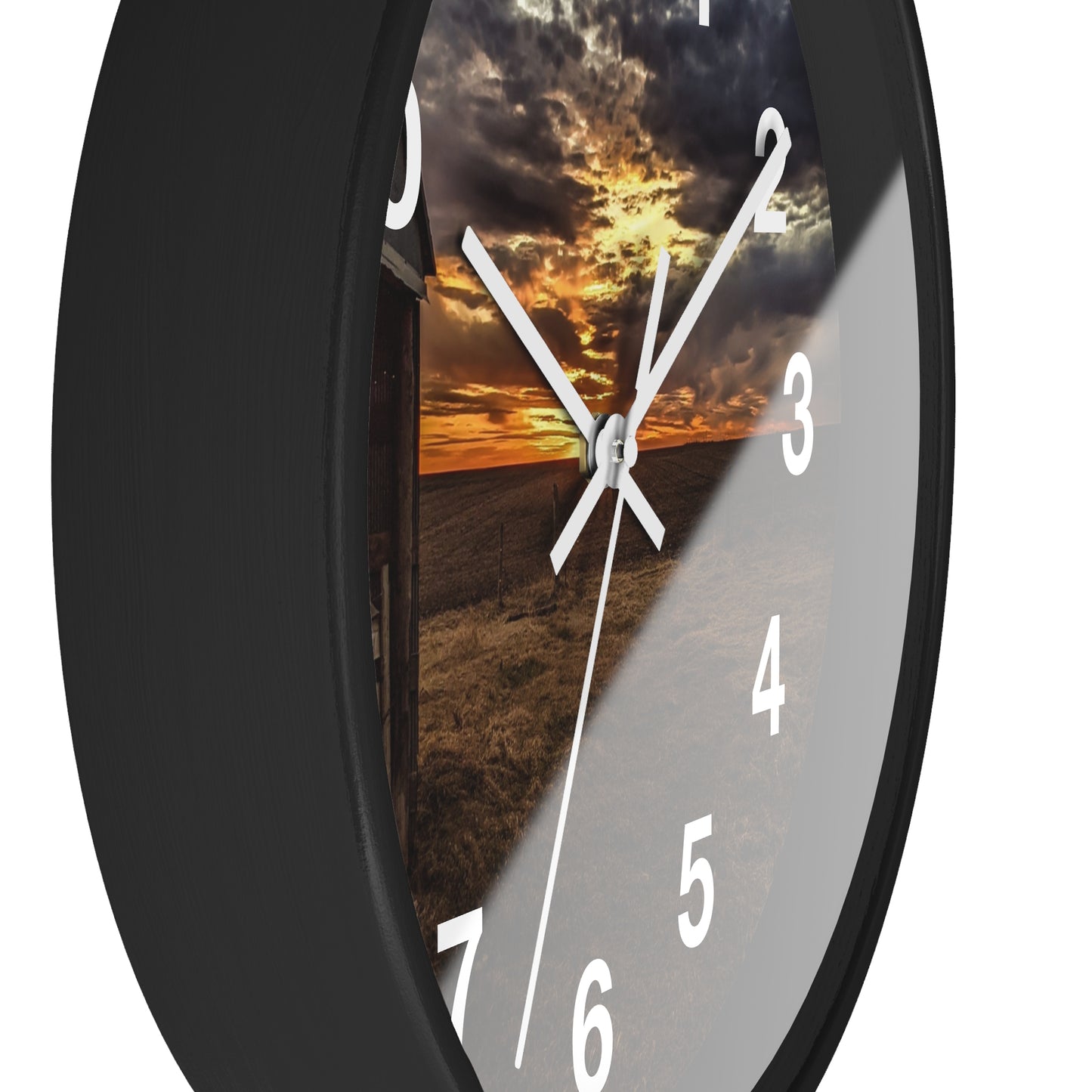 Gray Skies Wall Clock (SP Photography Collection)