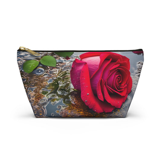 Red Rose Pouch w T-bottom (SP Photography Collection) BLACK