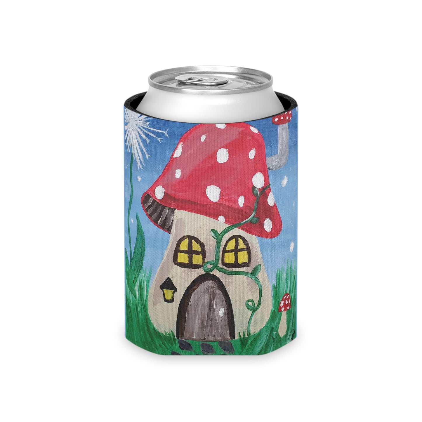 Fairy House Regular Can Cooler Sleeve (Brookson Collection) BLUE