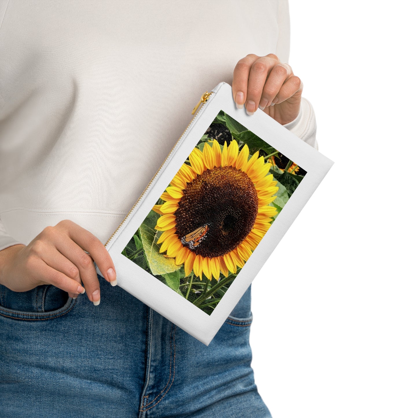 Bright Sunflower Cosmetic Bag (Enchanted Exposures By Tammy Lyne Collection)