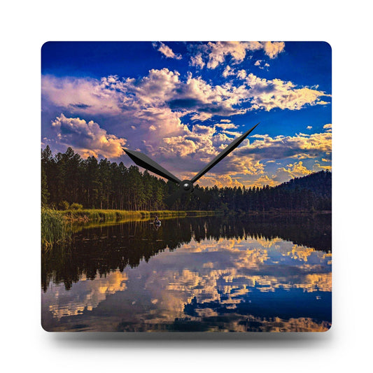 The Lake Acrylic Wall Clock (SP Photography Collection)
