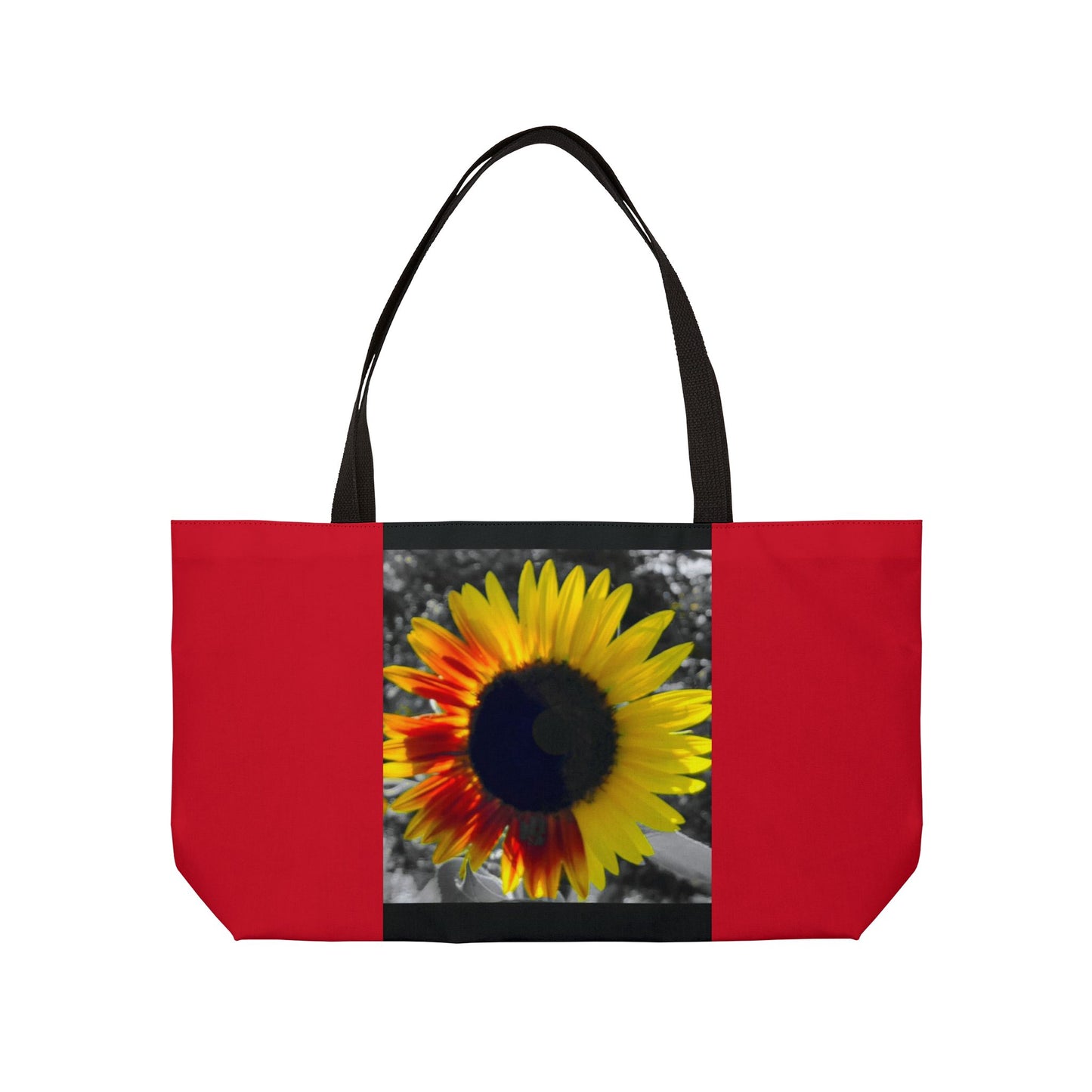 MIxed Sunflower Weekender Tote Bag (SP Photography Collection) RED