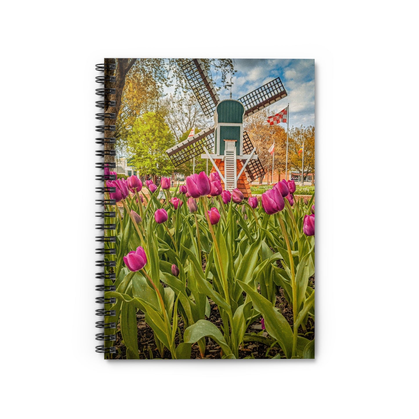 Windmill Tulip Spiral Notebook( SP Photography)