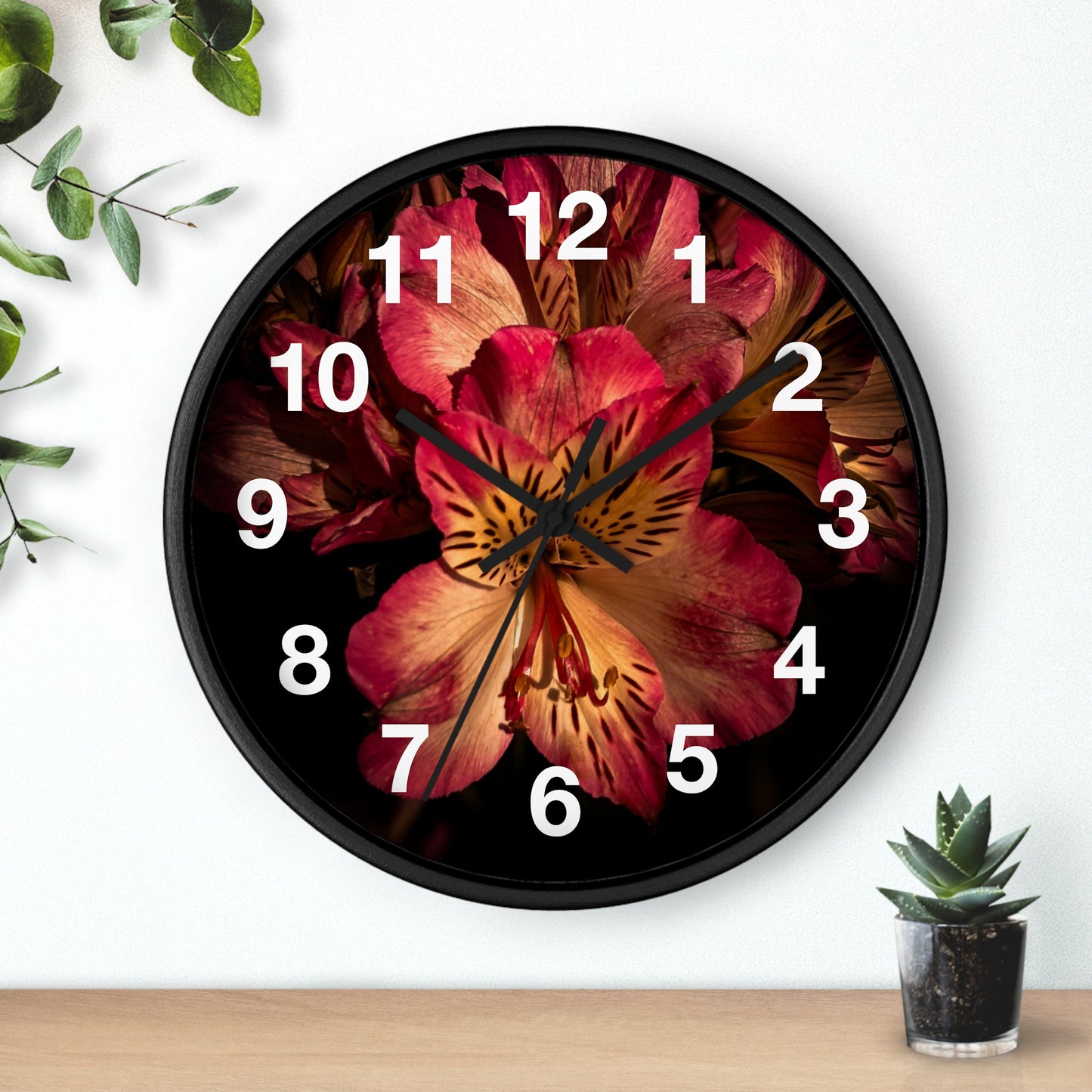 Pink Lily Clock (SP Photography Collection)