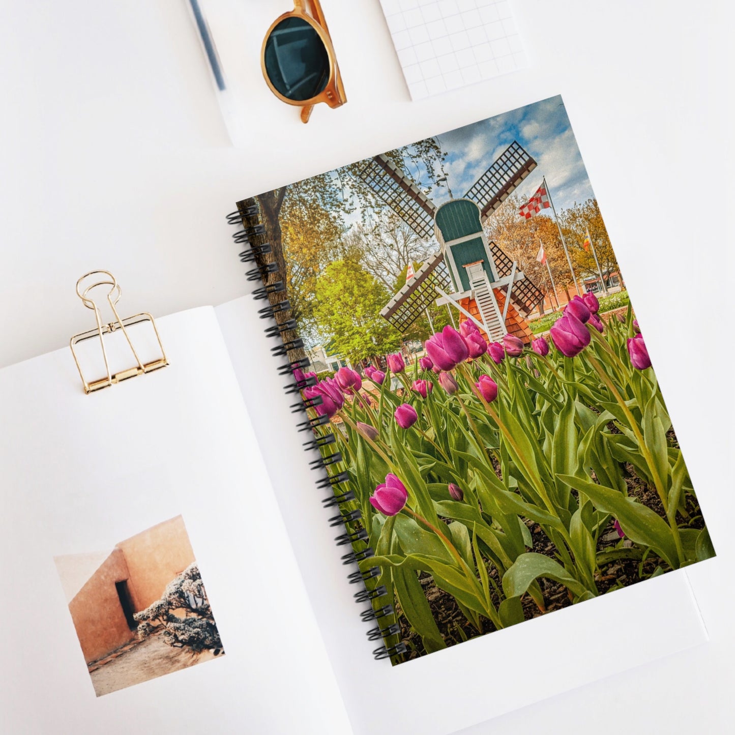 Windmill Tulip Spiral Notebook( SP Photography)