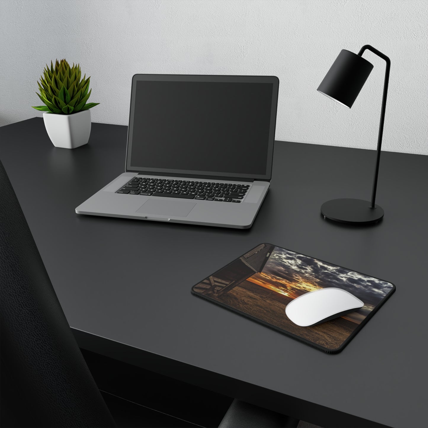 Gray Skies Non-Slip Mouse Pad (SP Photography Collection)