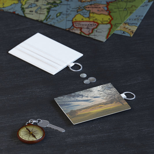 Rolling Clouds Leather Card Holder (SP Photography Collection)